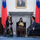대만,미국,대표단,총통,지지,대한,협력