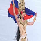 캄보디아,전통,동작,공연,크메르