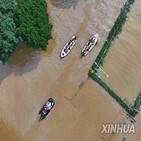 홍수,경보,폭우,중국,전날,피해,구이린시,안후이