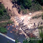 DMZ,장벽,북한,건설,지역,위성사진,작업,한국,최근