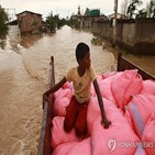 홍수,피해,아삼주,인도,몬순