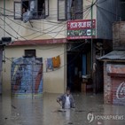 네팔,홍수,산사태