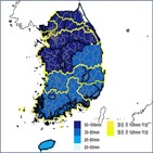 저기압,정체전선,중부지방,10일,강수량,이상,최대