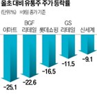 유통주,주가,편의점,성공