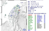 대만,지진,규모,동부