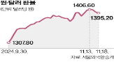 환율,장중,원화,트럼프,연속,달러