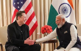 인도,머스크,논의,모디,미국