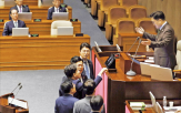 권한대행,시정연설,민주당,의원,국회