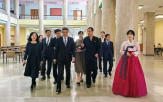 중국,청진,북한,인민대학습당,중국대사관,방문,평양