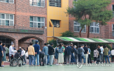 투표,투표소,투표장,6시,시민,오전