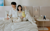 호텔침대,적용,침실,부부,한샘,매장,진행,캠페인,매일,윤승아