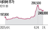 주가,카카오,네이버,지난달,급등,정부