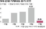 대출,가계대출,은행,규제,지난달,평균