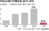 대출,가계대출,은행,규제,지난달,평균