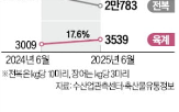 가격,전복,증가,육계,전년