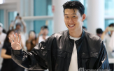 손흥민,사인,출국