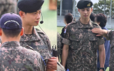 차은우,훈련병,수료식,아들,대표