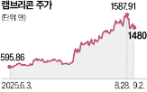 캠브리콘,주가,지난달,엔비디아,성능,중국