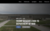 국방부,전쟁부,트럼프,명칭,이름