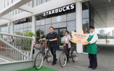 스타벅스,친환경,자전거,챌린지,라이딩
