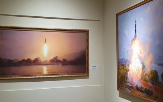 북한,그림,러시아,작품,전시,모스크바,미사일,사람,모습,그린