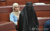 부르카,이슬람,복장,의원,의회,핸슨,얼굴