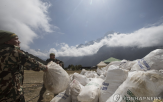 쓰레기,등반객,계획,히말라야