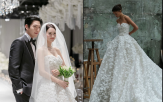 신민아,김우빈,엘리,사브,결혼식,브랜드,웨딩드레스