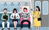 자리,지하철,임산부