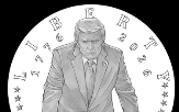 트럼프,금화,미국,대통령,얼굴,초상,기념주화