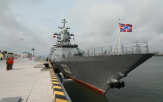 해군,러시아,방문,함정,중국,잔장,우호