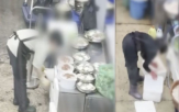 얼음,쓰레기통,직원,재사용