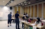 투표소,오전,투표용지