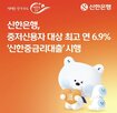 중저신용,금리,신한은행,중금리대출