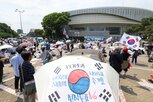 개표소,여성,진입