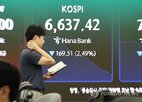 코스피,지수,급락,SK하이닉스,미국,대통령,트럼프,대비,내린,상승