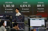 하락,미국,삼성전자,환원,코스피,증시,SK하이닉스,실적,엔비디아,주가
