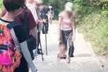 아기,아이,계단,기어