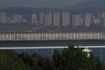 개통식,대교,단둥,북한,설명,행사,모습