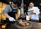 돼지고기,시험,고기,온도,지방,불판,팀장,응시자,평가,반응