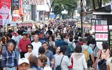 외국인,서비스,쇼핑,관광객,여행,설명