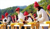 가을,청송,풍경,계곡,자연,사과,바위,주왕산