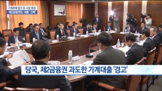 대출,가계부채,2금융권,당국,우려,제2금융권,정부,보험