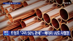 구리,미국,관세,가격,영향,대통령,트럼프,제련,경우,가공품