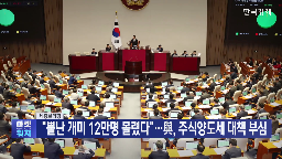 대주주,기준,정부,오늘,세제개편안,강화,양도소득세,당내,여당,가능성