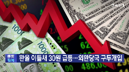 환율,달러,일본,미국,약세,불확실성,가능성,보이,원화,중국