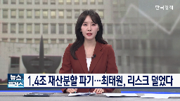 회장,재산,미국,재산분할,리스크,앵커,기자