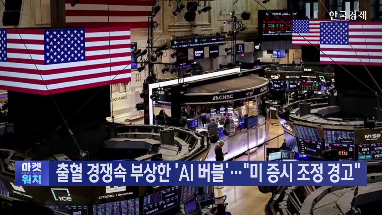 출혈 경쟁속 부상한 'AI 버블'…