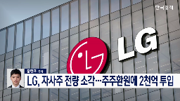 소각,자사주,LG,LG그룹,주주환원,LG전자,규모