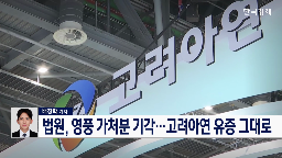 고려아연,회장,경영권,영풍,지분,유상증자,법원